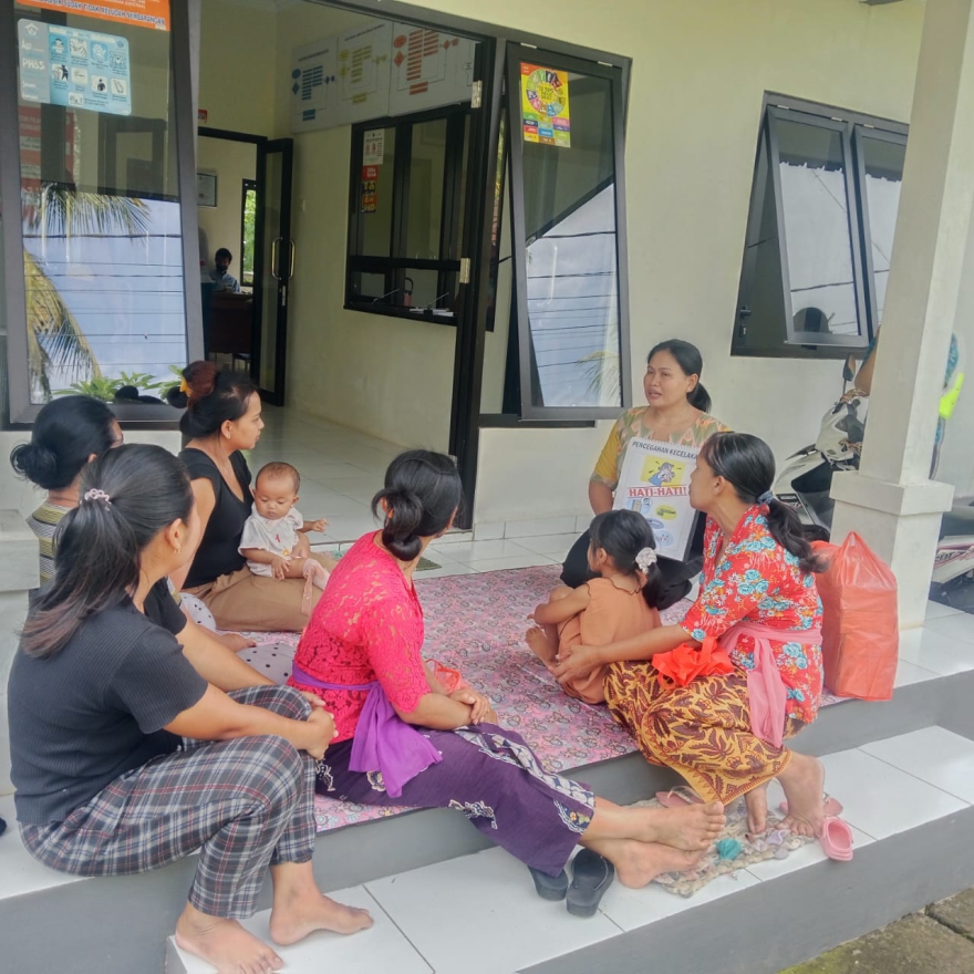 Kegiatan Posyandu Di Banjar Dinas Kalibalang Desa payangan